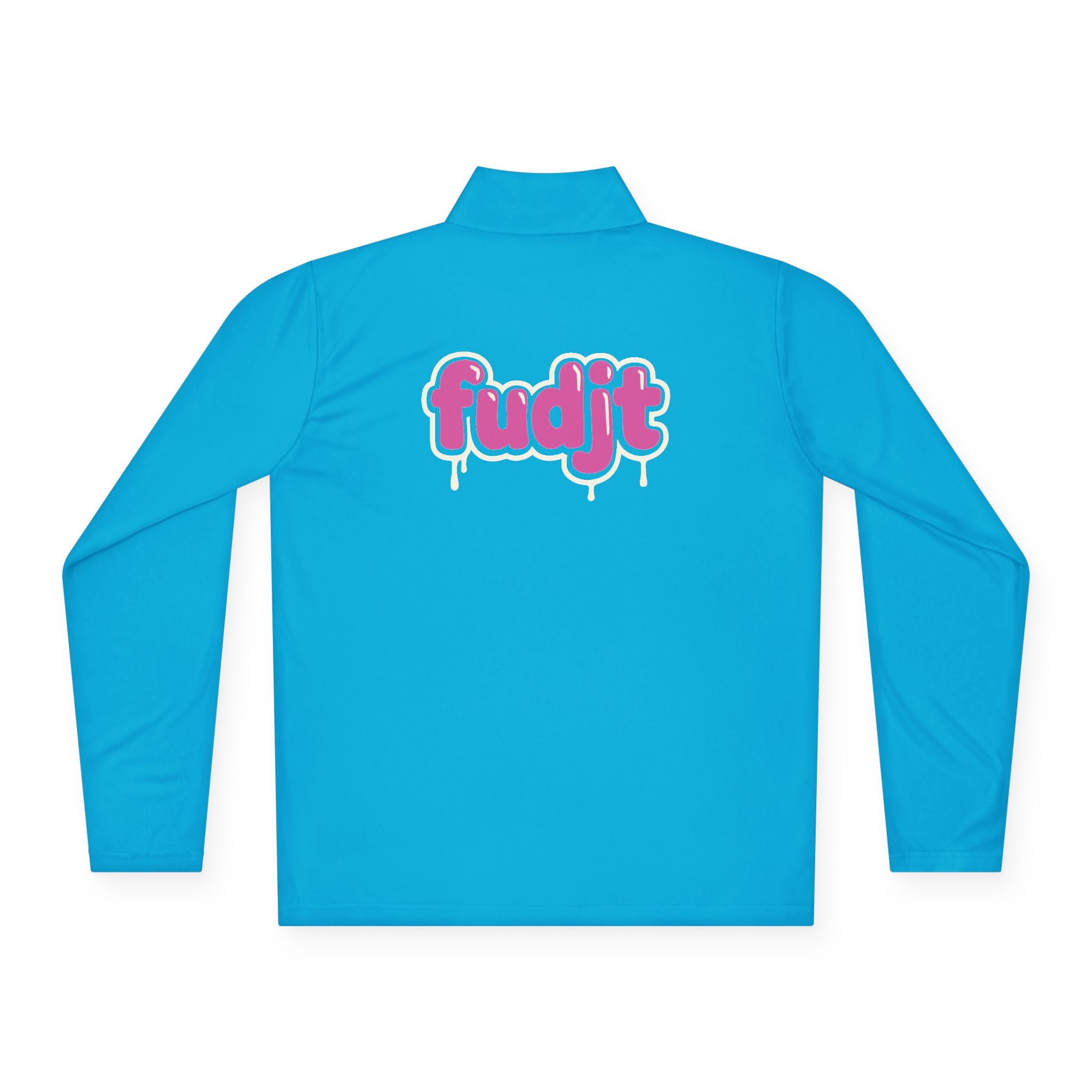 Quarter-Zip Performance Pullover | Pink Drip fudjt | Bold Backside | 7 Colors