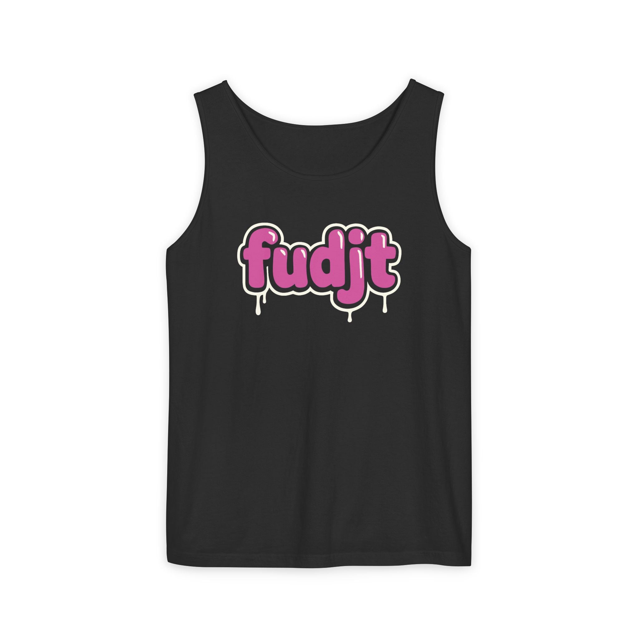 Pink Drip fudjt Long Tank Top | 16 Colors