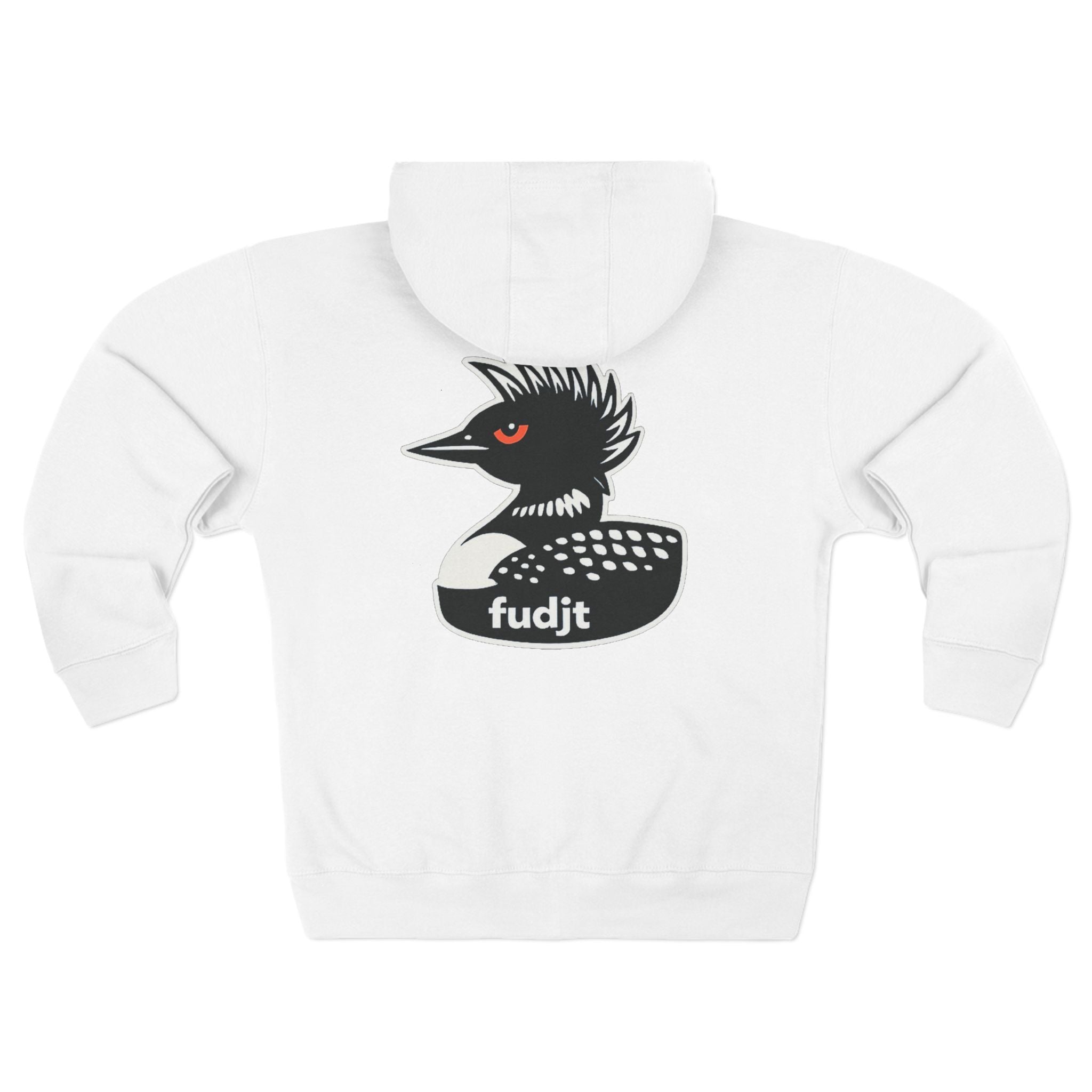 fudjt Rebel Loon Decoy Zip Hoodie | Front & Back Graphic | 9 Colors