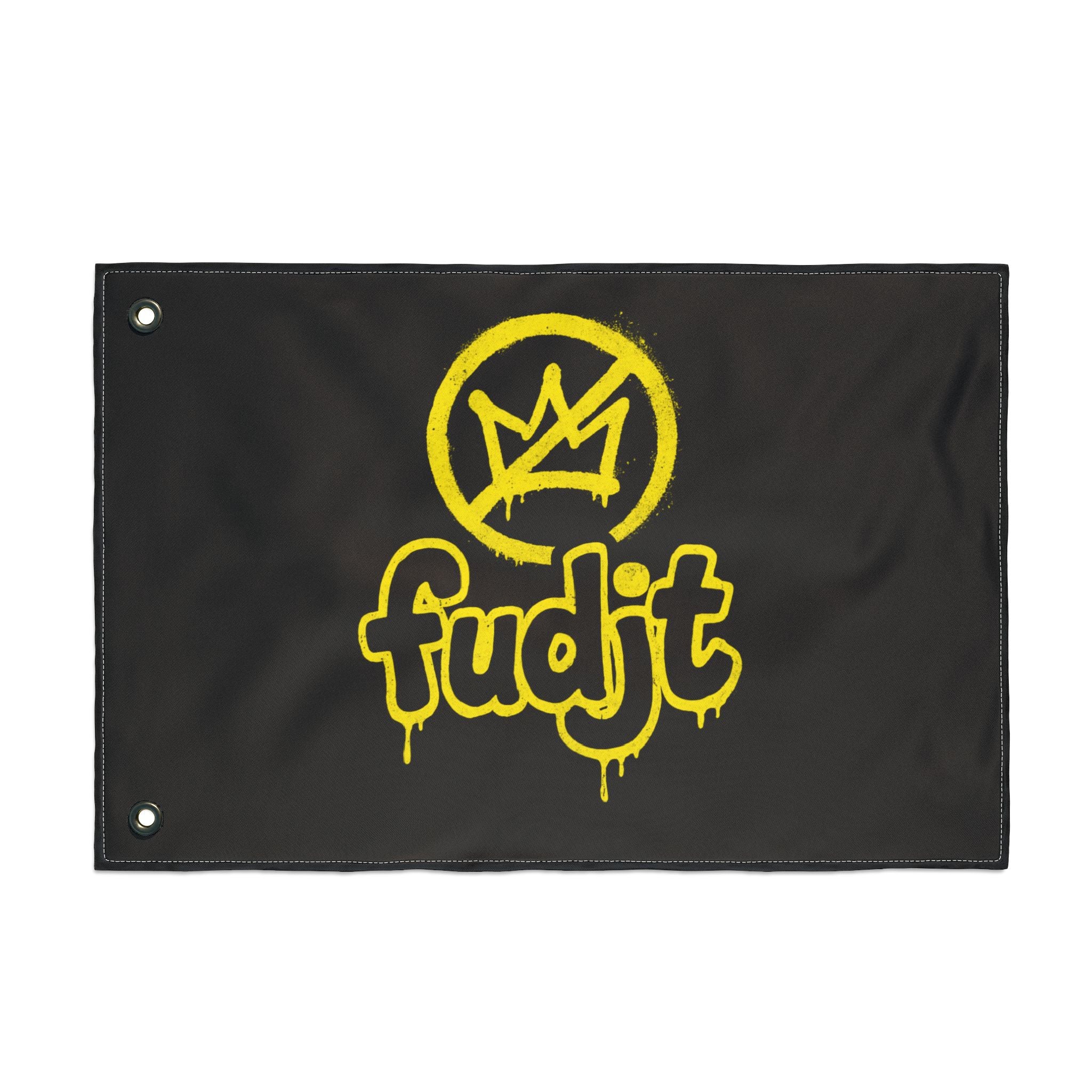 Golden fudjt No Kings Black Flag | 3 Sizes