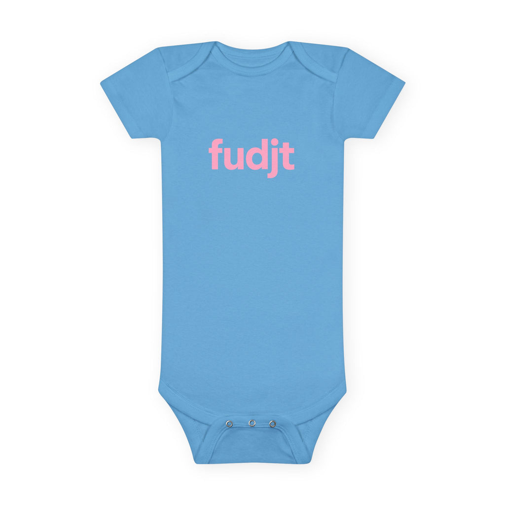 Pink fudjt Logo Baby Onesie | 4 Colors