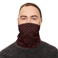 Black & Red fudjt Lightweight Neck Gaiter - FUDJT design - S