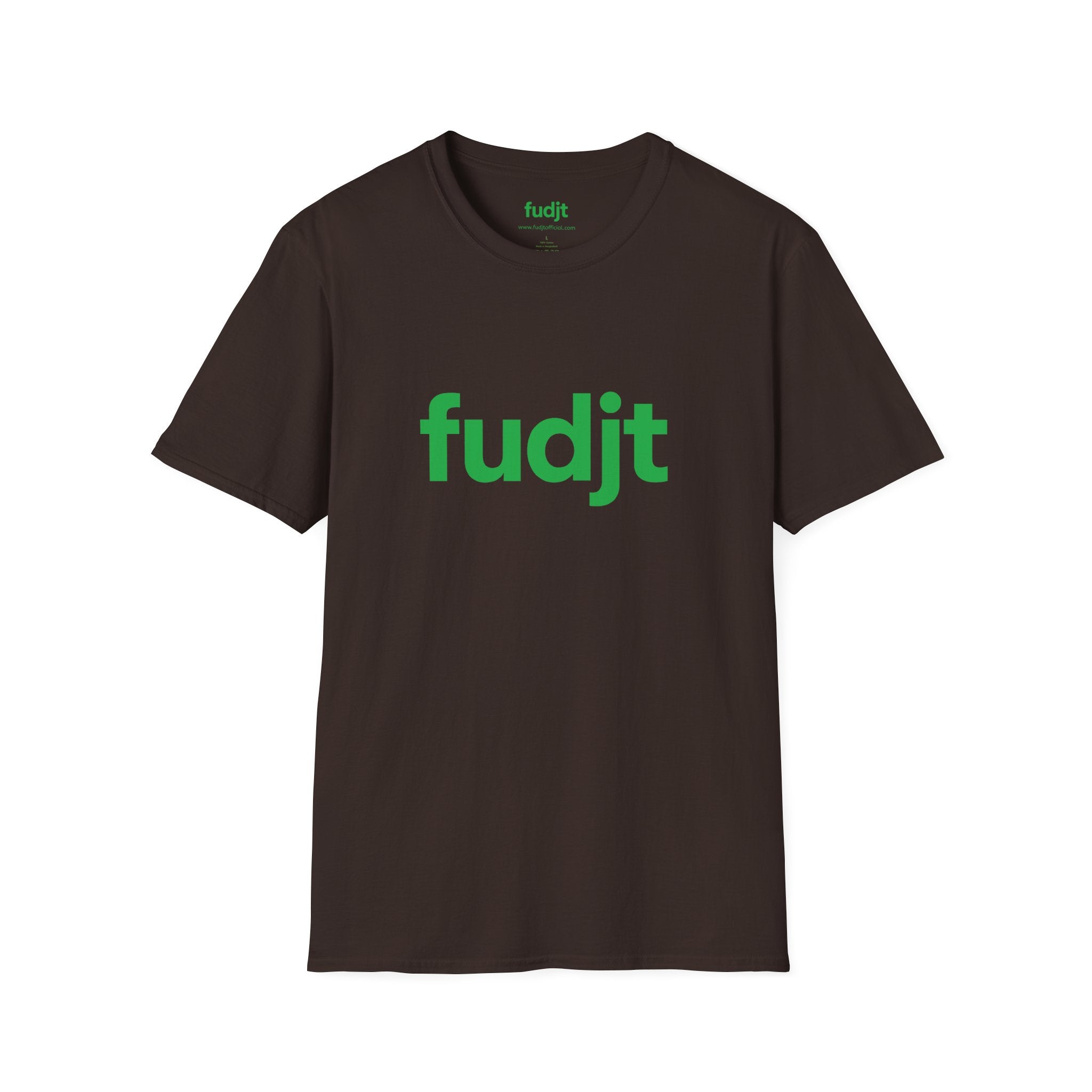 fudjt Everyday Style Green logo Tee | 16 Colors