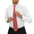 Dark Red Unbroken Chain fudjt Necktie