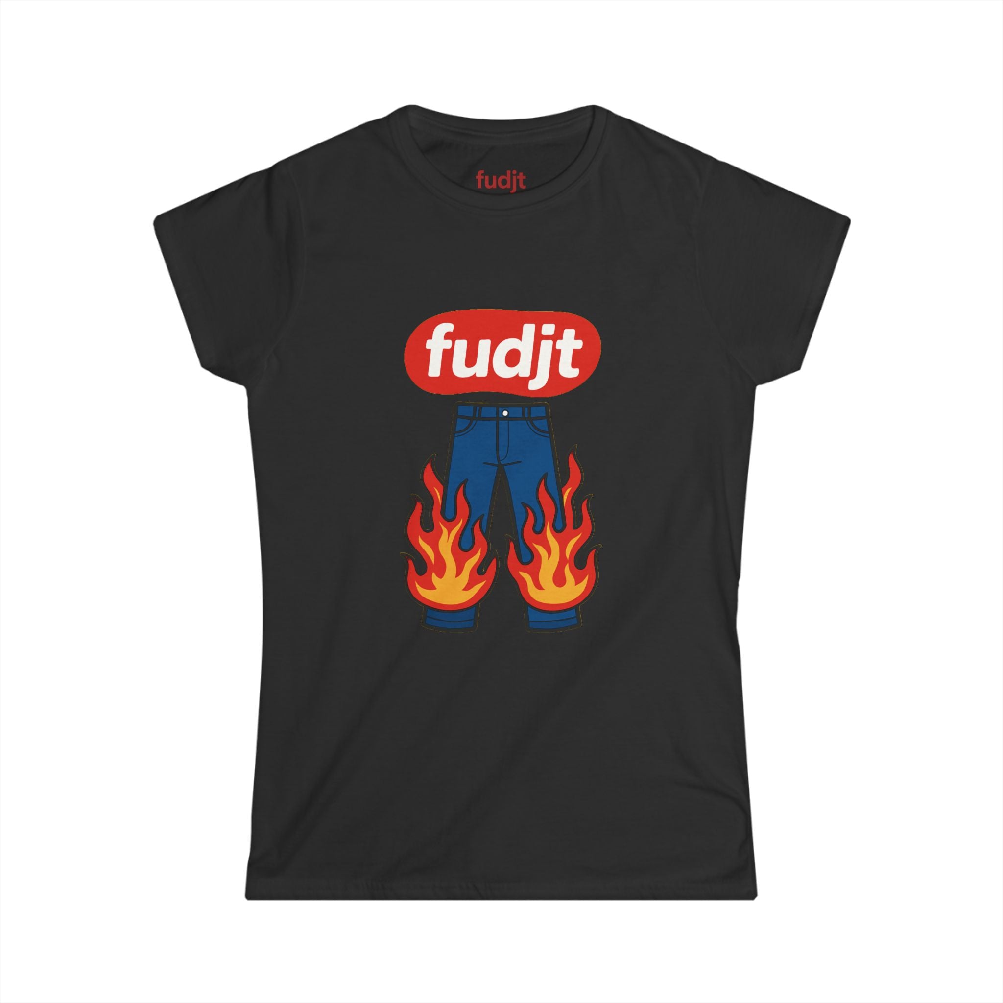 fudjt Pants On Fire Women's Comfy Stylie Tee | 12 Colors