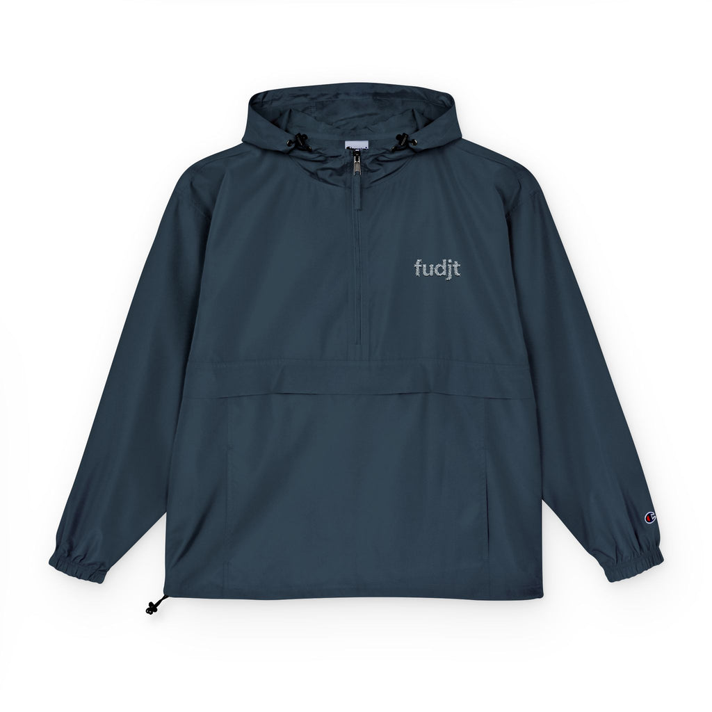 Packable Gray fudjt logo Anorak Jacket - Champion Unisex Adventure Wear | 9 Colors