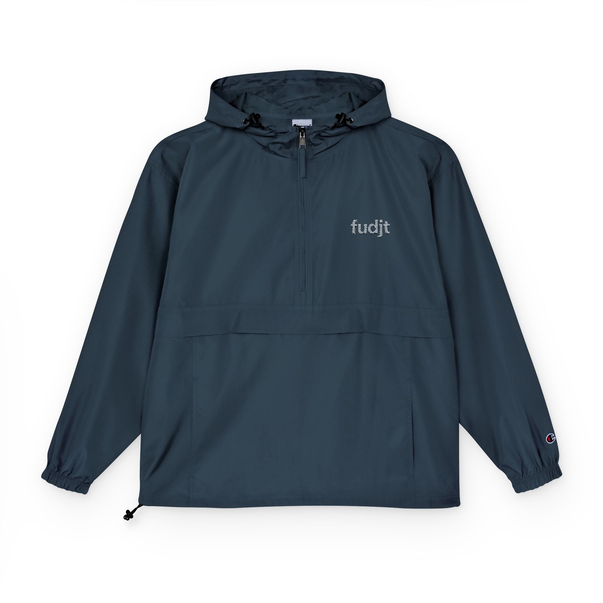 Packable Gray fudjt logo Anorak Jacket - Champion Unisex Adventure Wear | 9 Colors