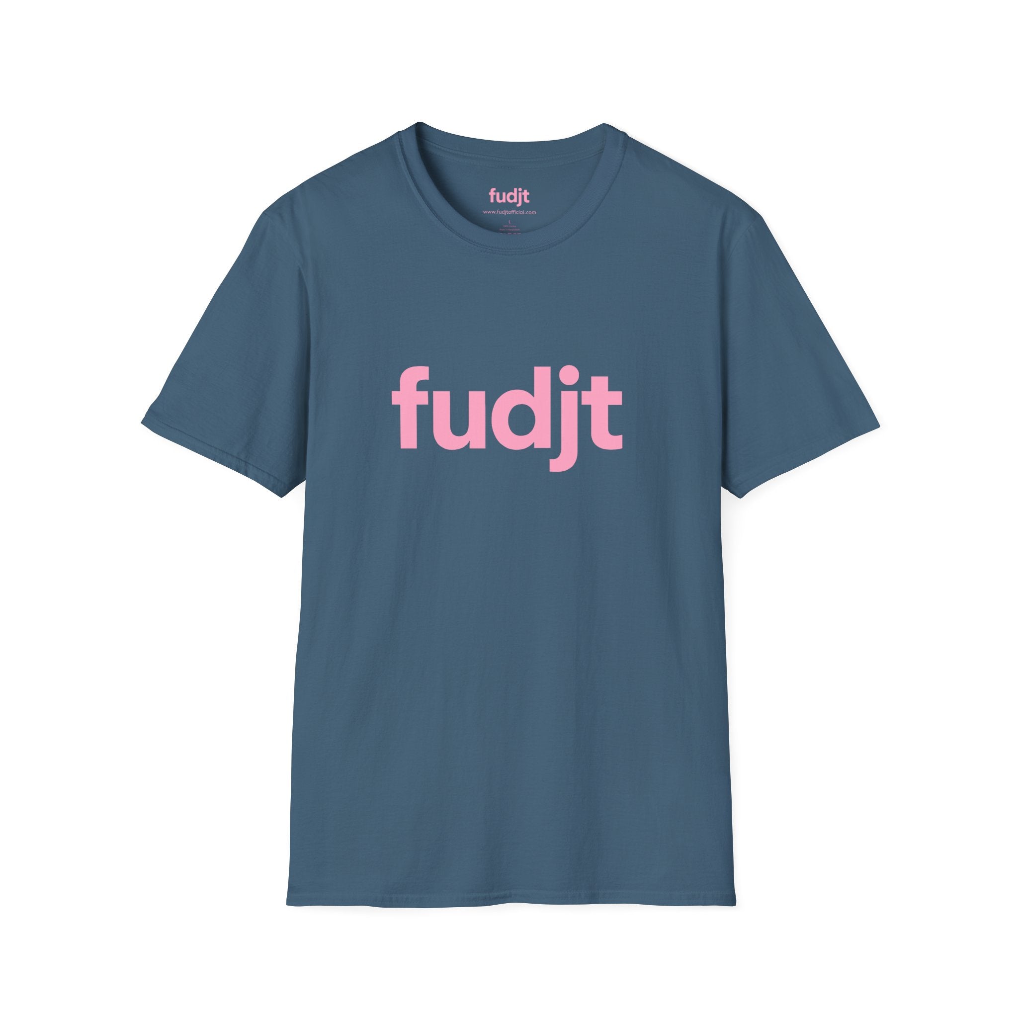 fudjt Everyday Style Pink logo Tee | 15 Colors