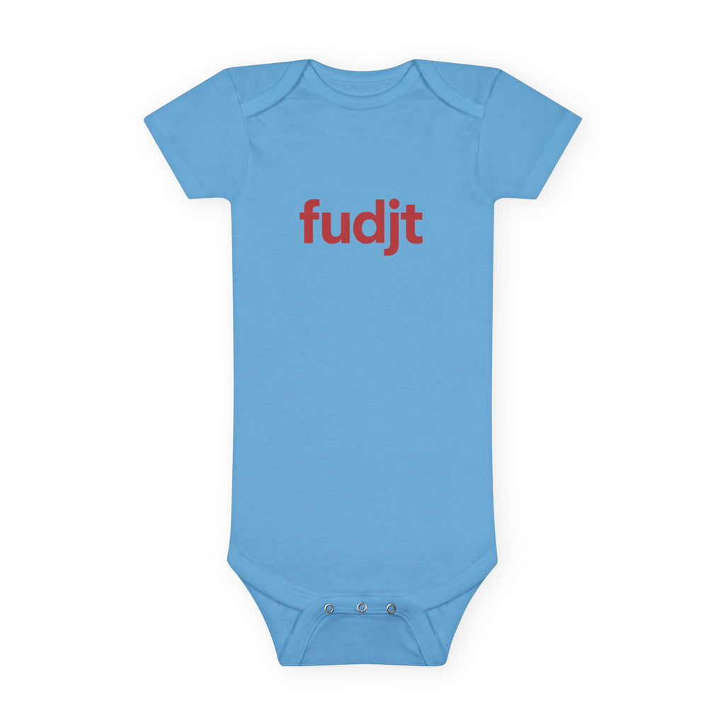 Red fudjt Logo Baby Onesie | 4 Colors