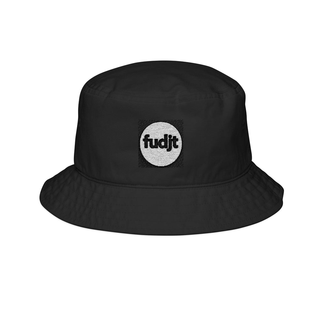 Black Square fudjt Circle Embroidered Bucket Hat | 3 Colors