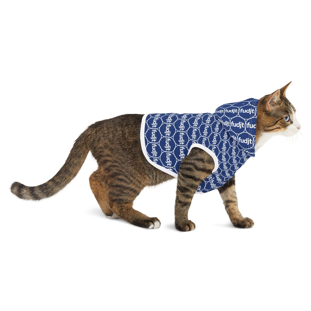 Dark Blue fudjt Pet Hoodie | Unbroken Chain 2.5 | 7 Sizes