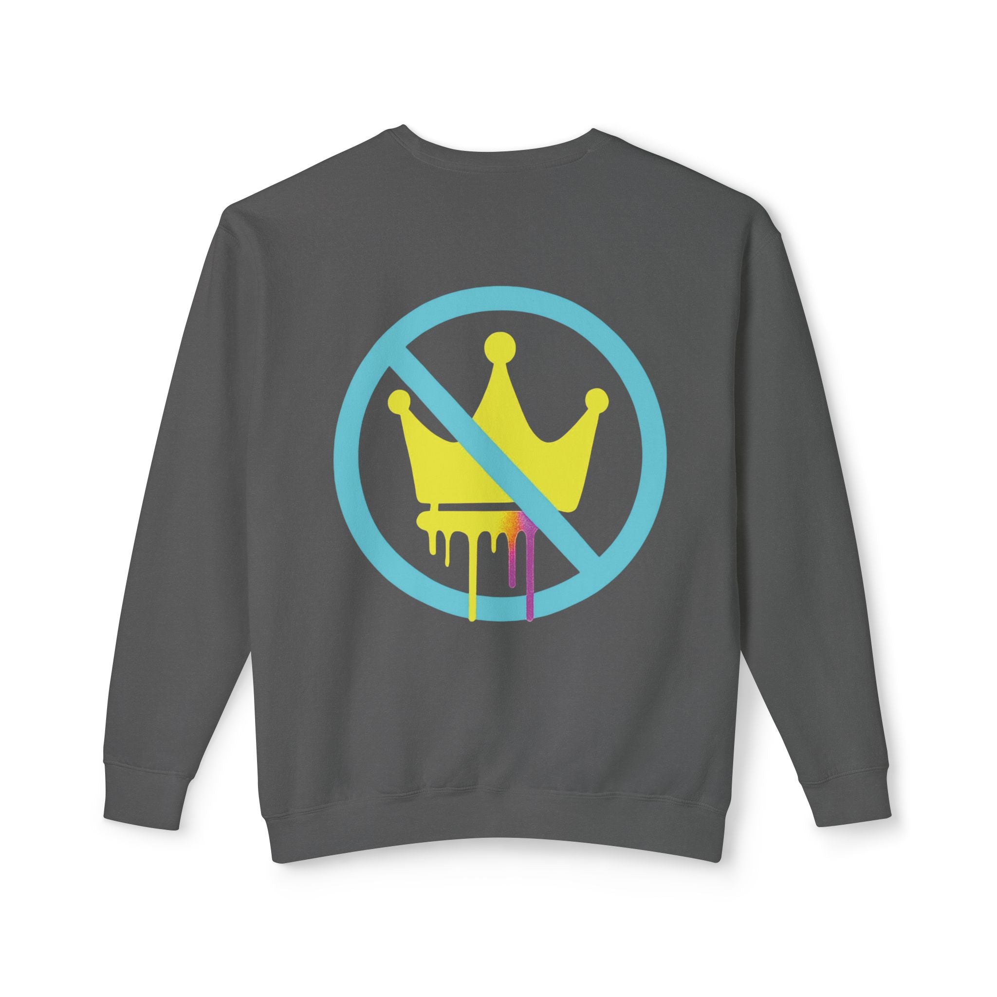 Rebel Loon fudjt Crewneck Sweatshirt – Graphic Loon Design, No Crowns Back | 6 Colors