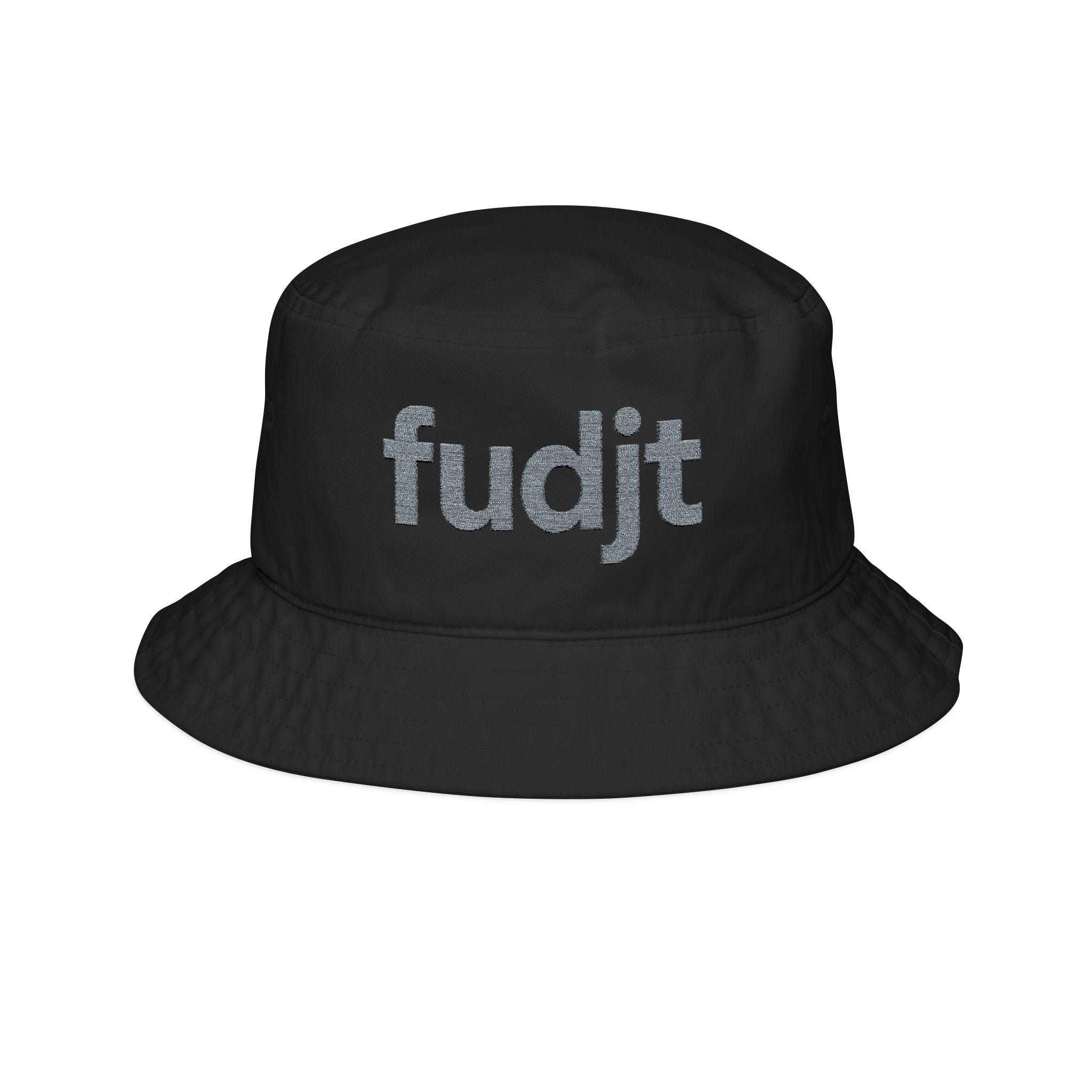 Trendy Bucket Hat with Embroidered Gray fudjt Design | 3 Colors