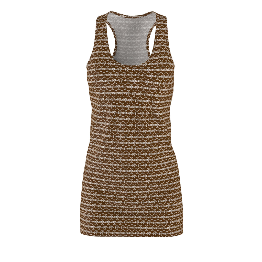 Brown fudjt Unbroken Chain 1.25 Chic Racerback Dress