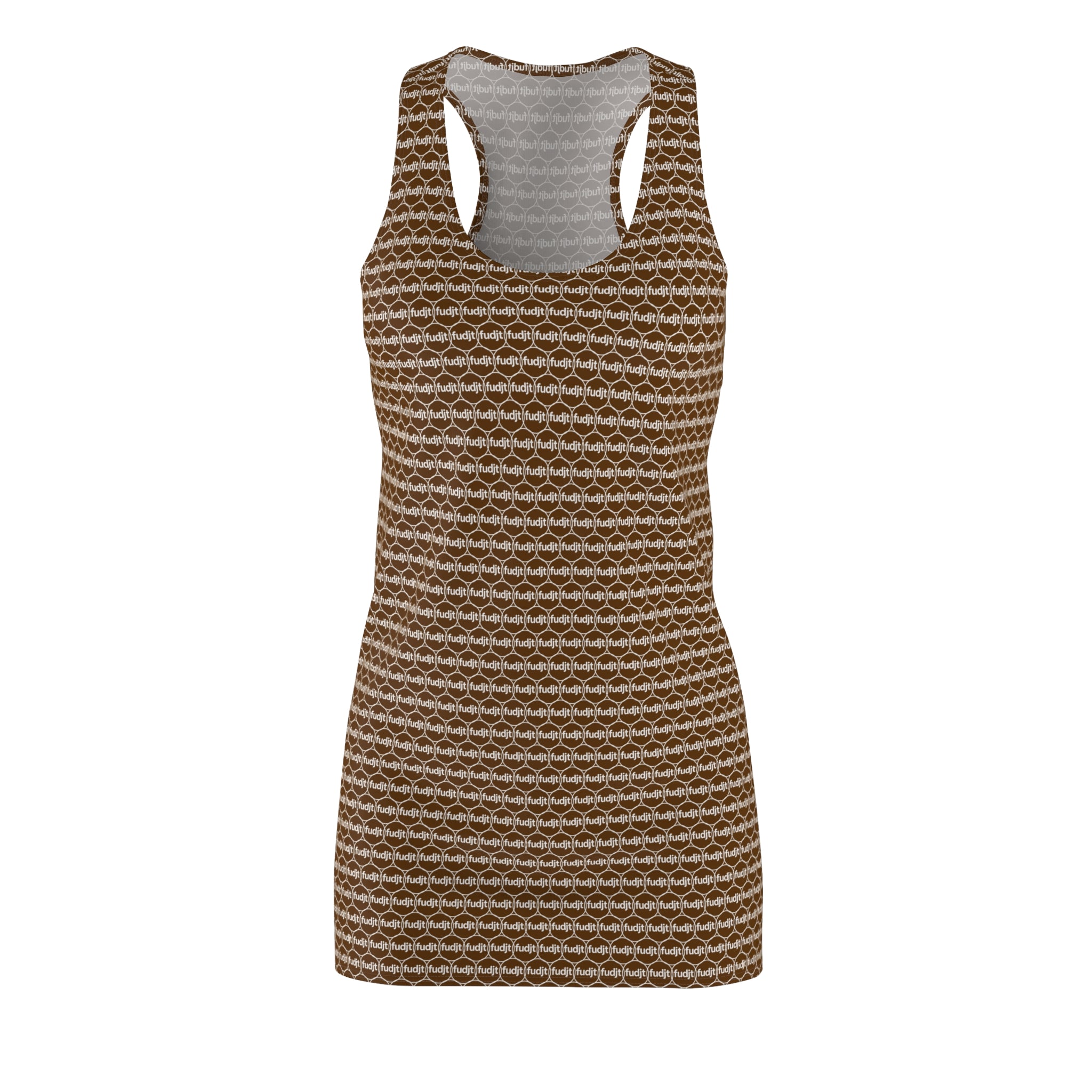 Brown fudjt Unbroken Chain 1.25 Chic Racerback Dress