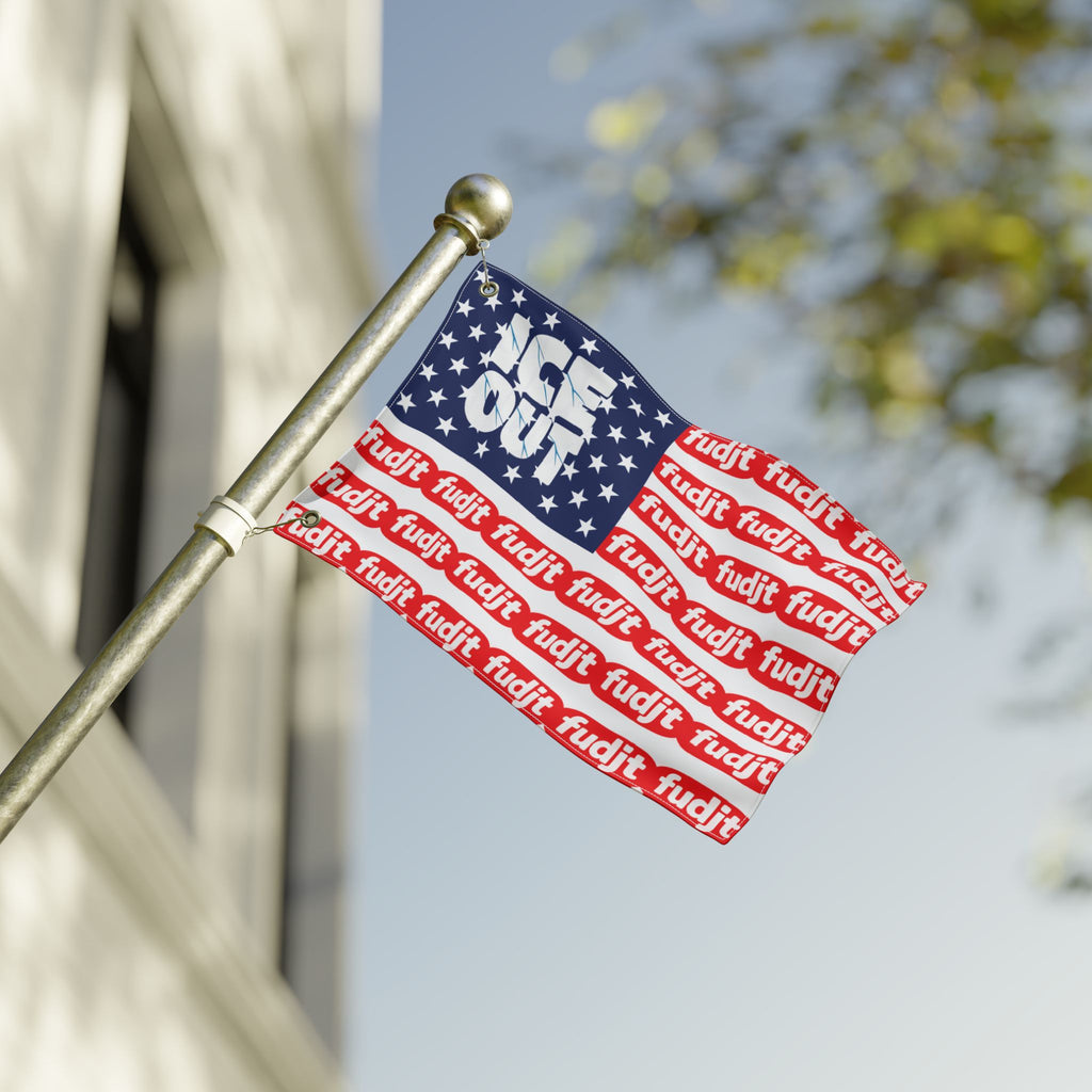 ICE OUT Stars & Stripes fudjt Flag | 2 Sizes