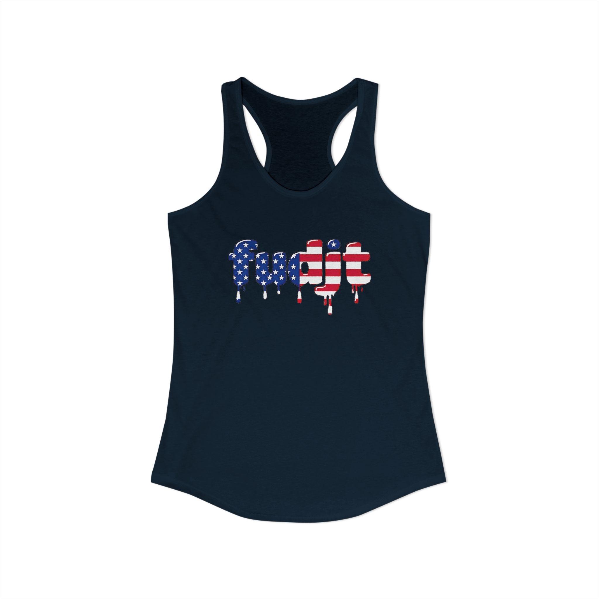 fudjt Stars & Stripes Women's Racerback Tank | 5 Colors