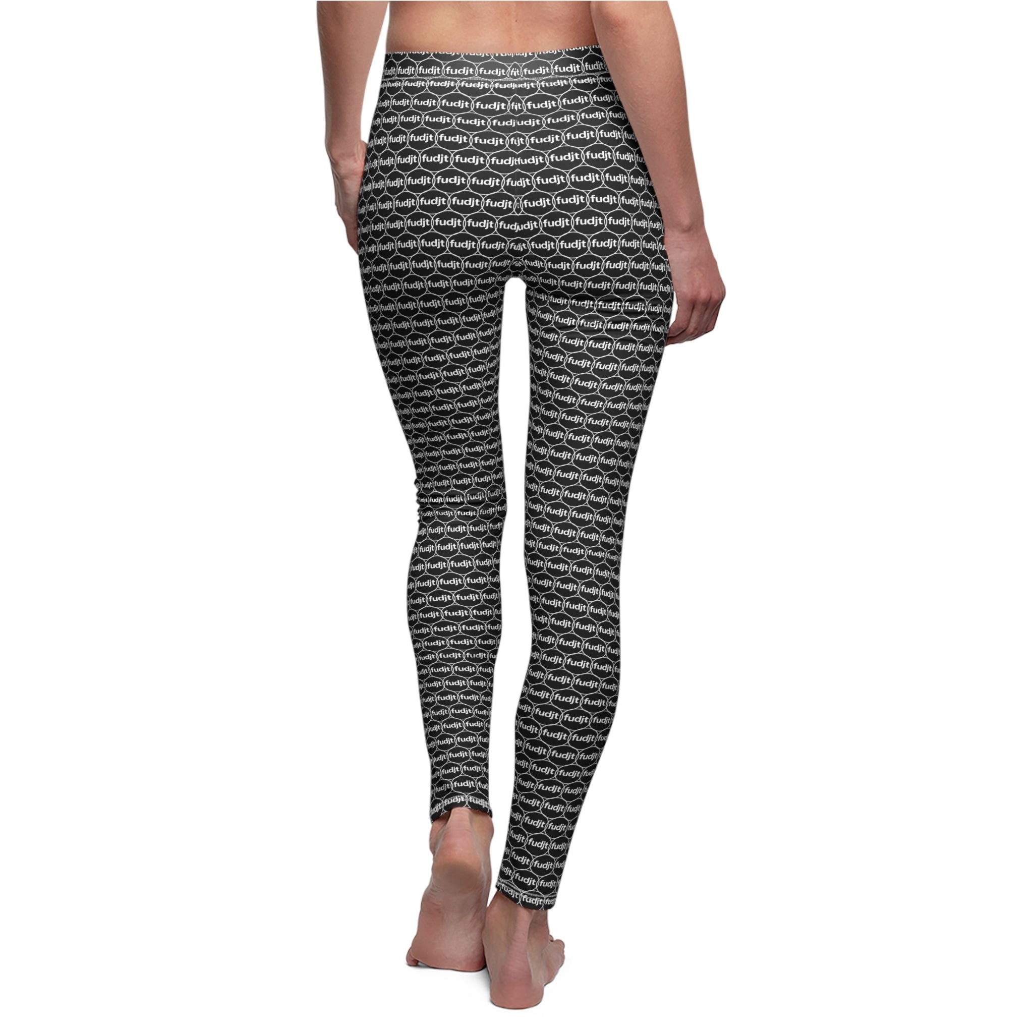 Black & White fudjt Unbroken Chain 1.25 Casual Leggings - view 7
