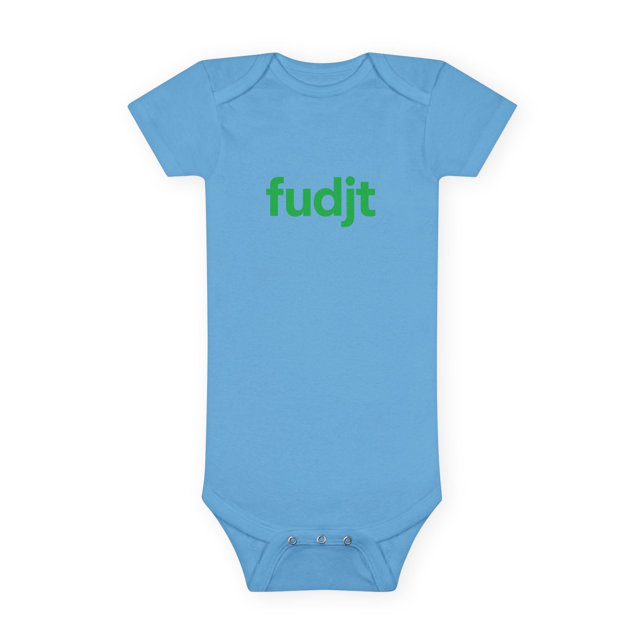 Green fudjt Logo Baby Onesie | 4 Colors