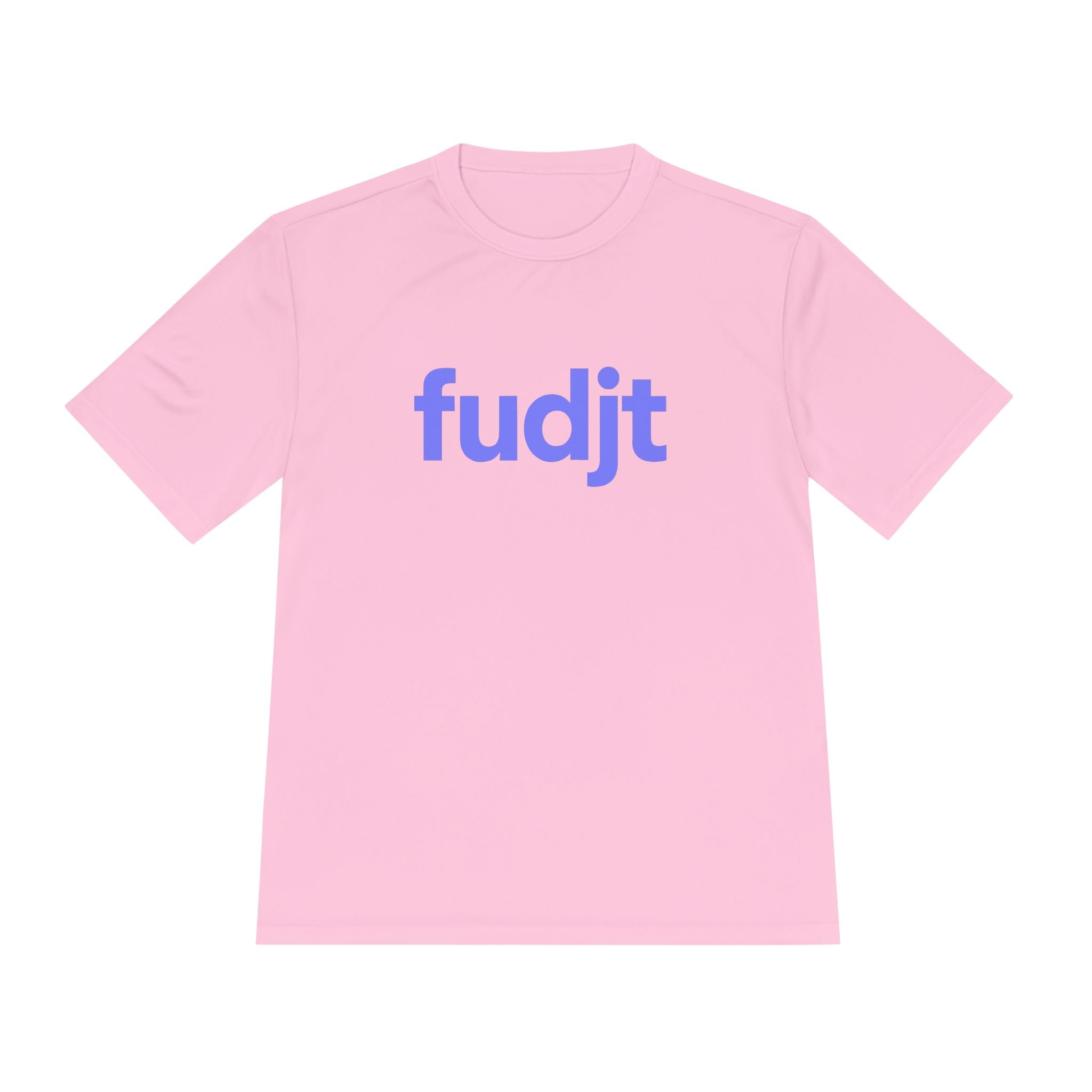 Light Blue fudjt design Moisture Wicking Performance Tee | 13 Colors