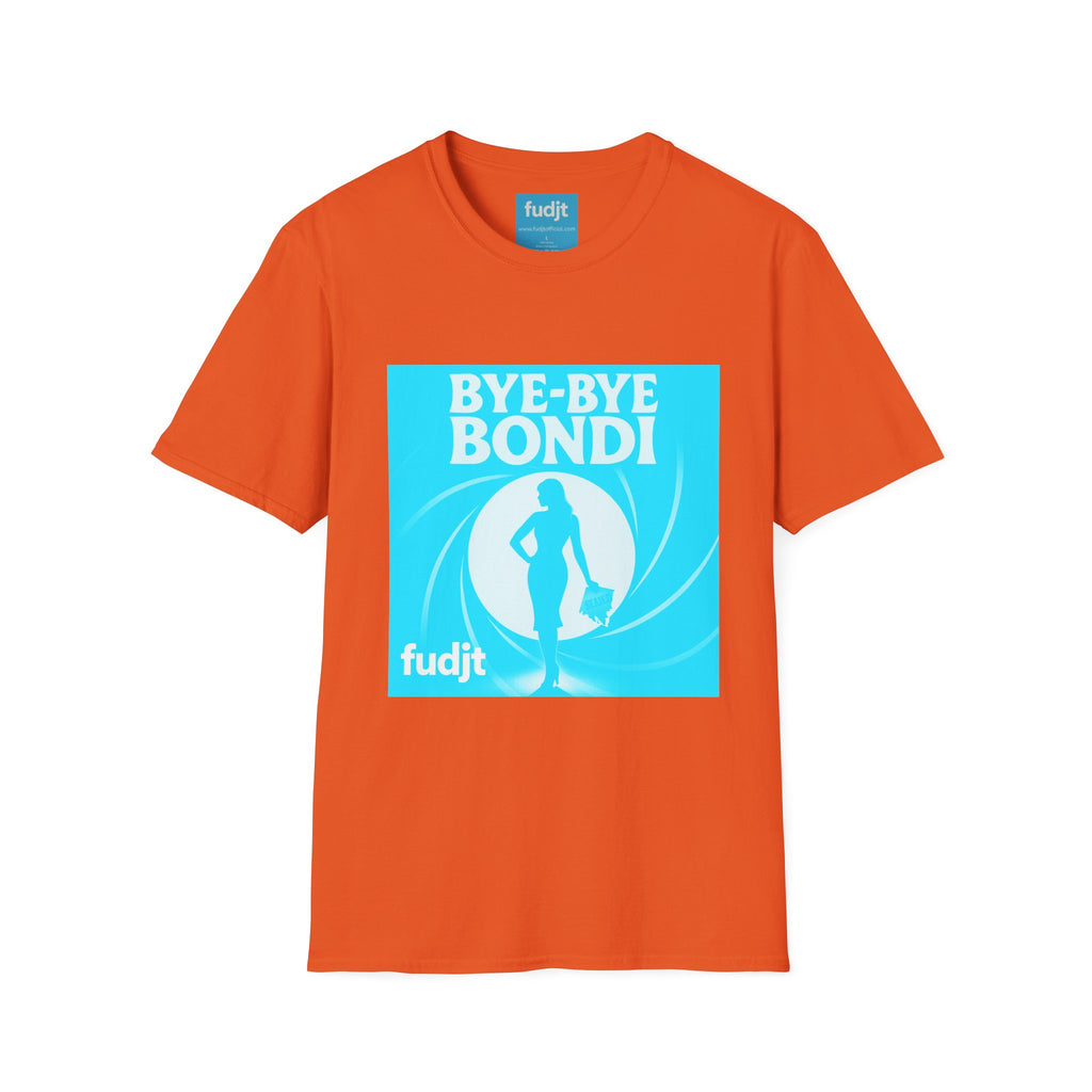 Bye-Bye Bondi | Blue Smoke Screen Retro fudjt Tee | 15 Colors