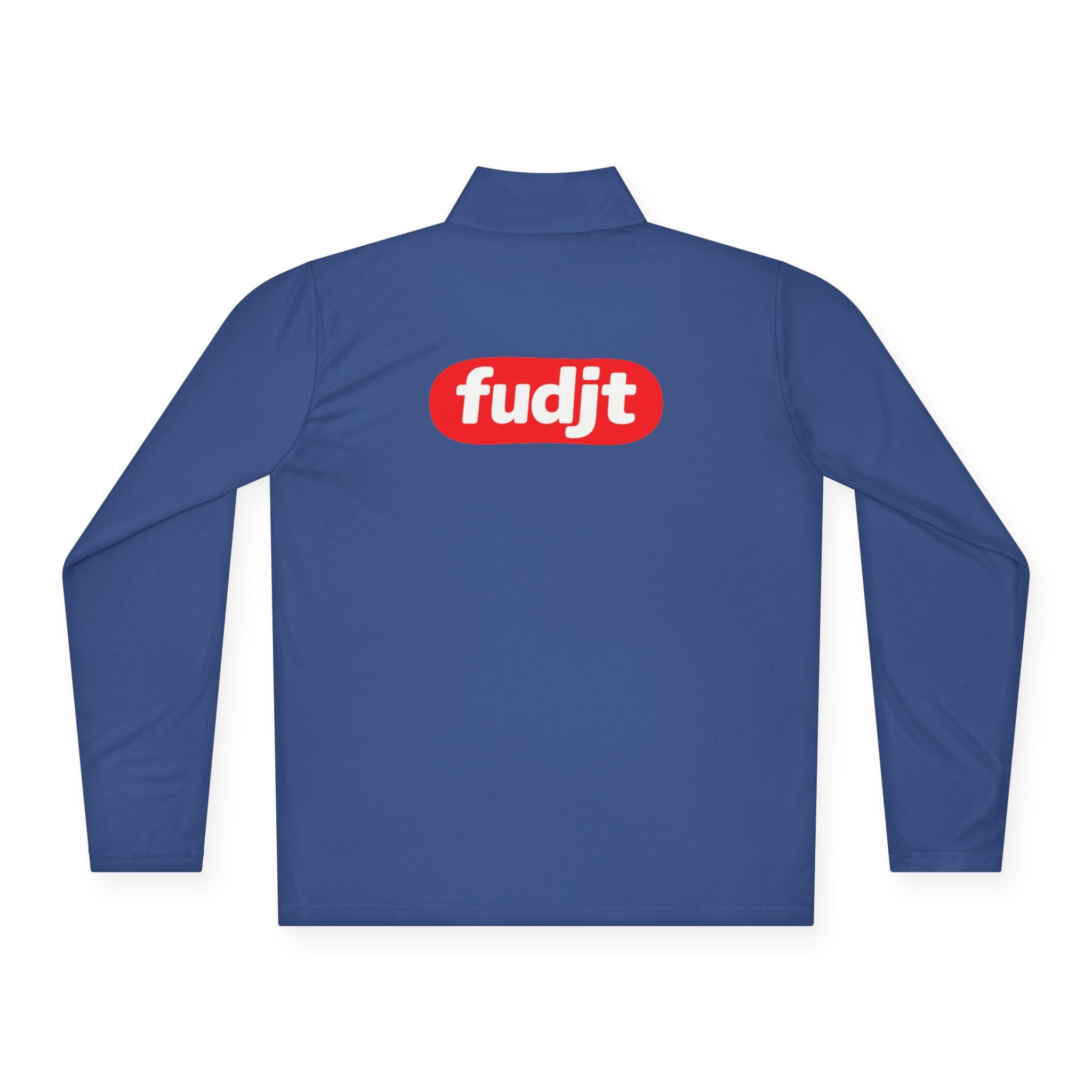 fudjt Anti-Supremacy Red Badge Quarter-Zip Performance Pullover | Bold Backside | 7 Colors