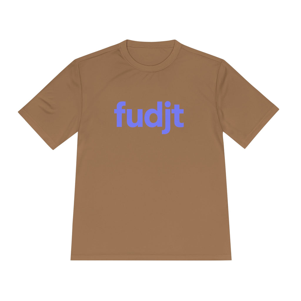 Light Blue fudjt design Moisture Wicking Performance Tee | 13 Colors