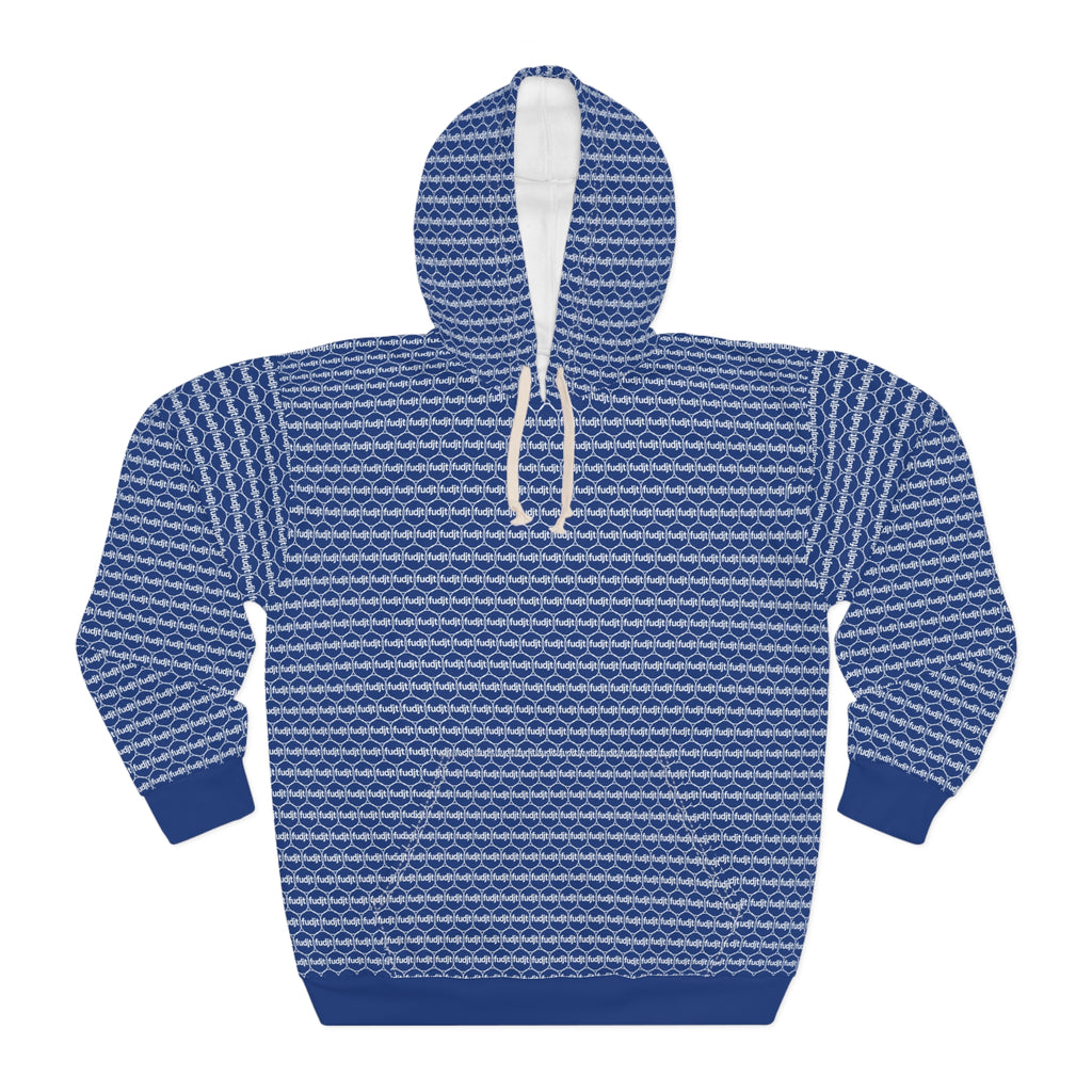 Dark Blue fudjt Unbroken Chain Hoodie | All Over 1.25
