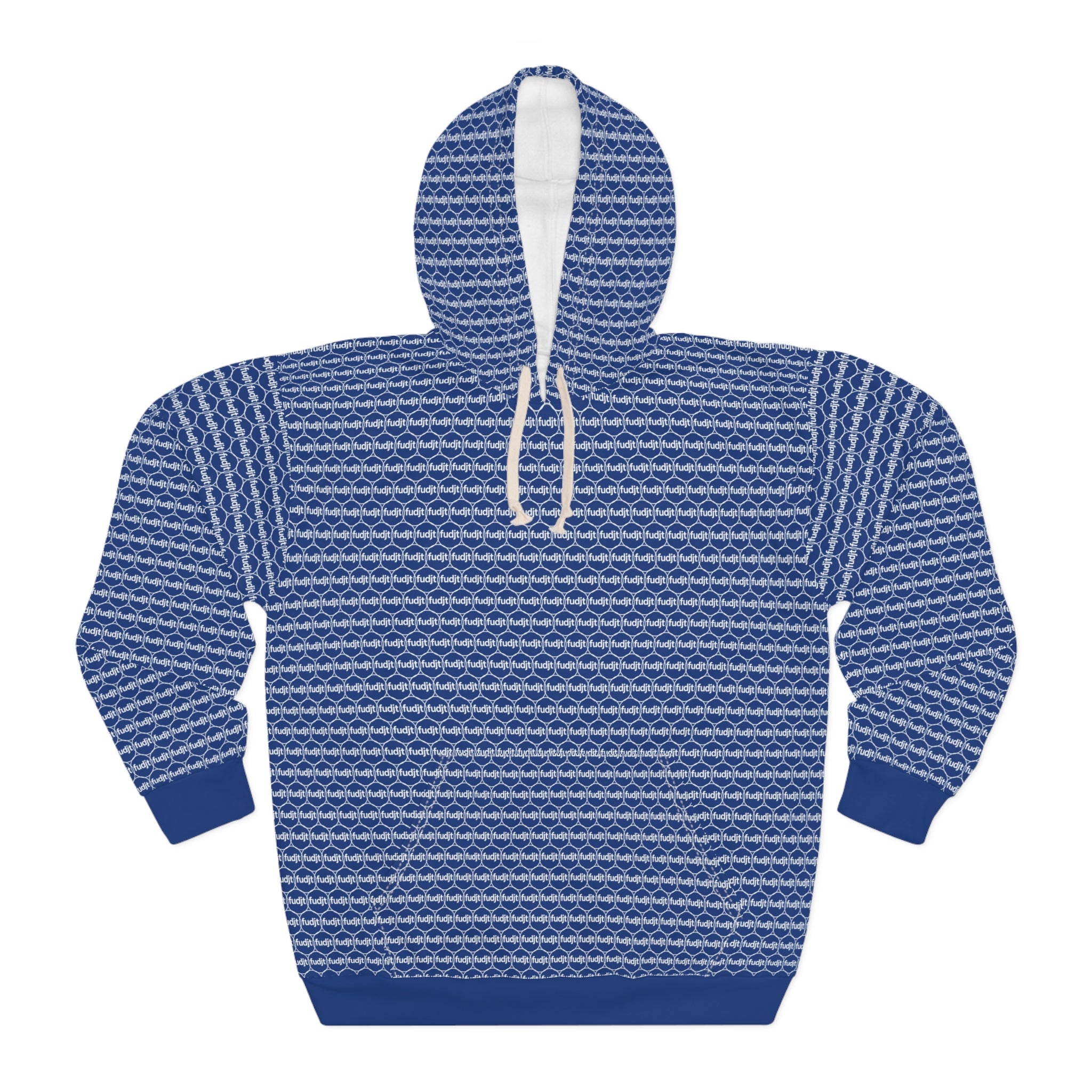 Dark Blue fudjt Unbroken Chain Hoodie | All Over 1.25