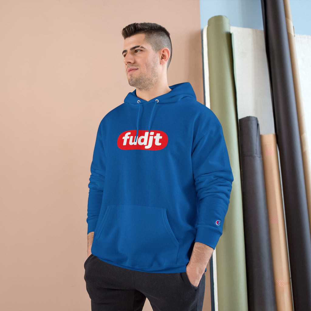 fudjt Anti-Supremacy Red Badge Champion Hoodie | 8 Colors