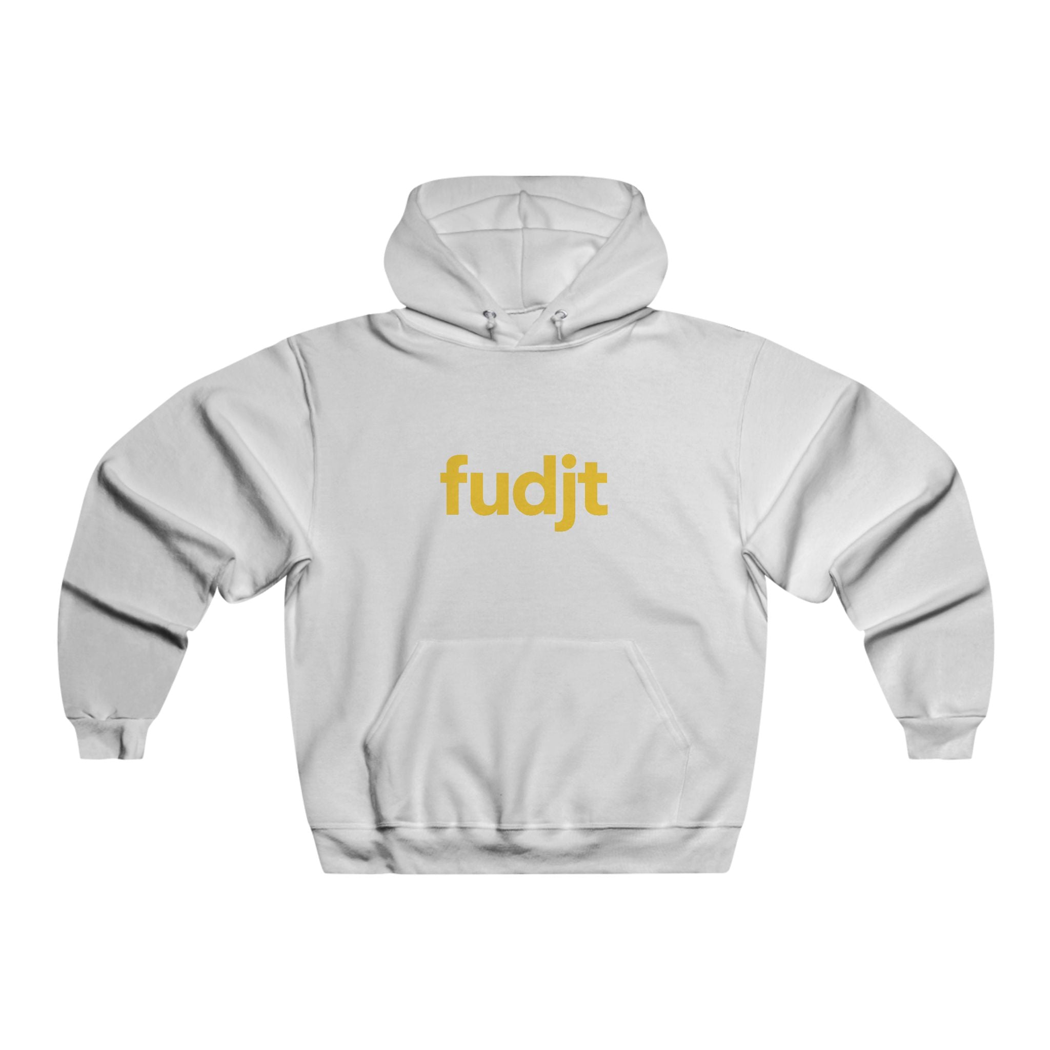 fudjt Hooded Sweatshirt | Gold Logo, Super Cozy Hoodie | 8 Colors