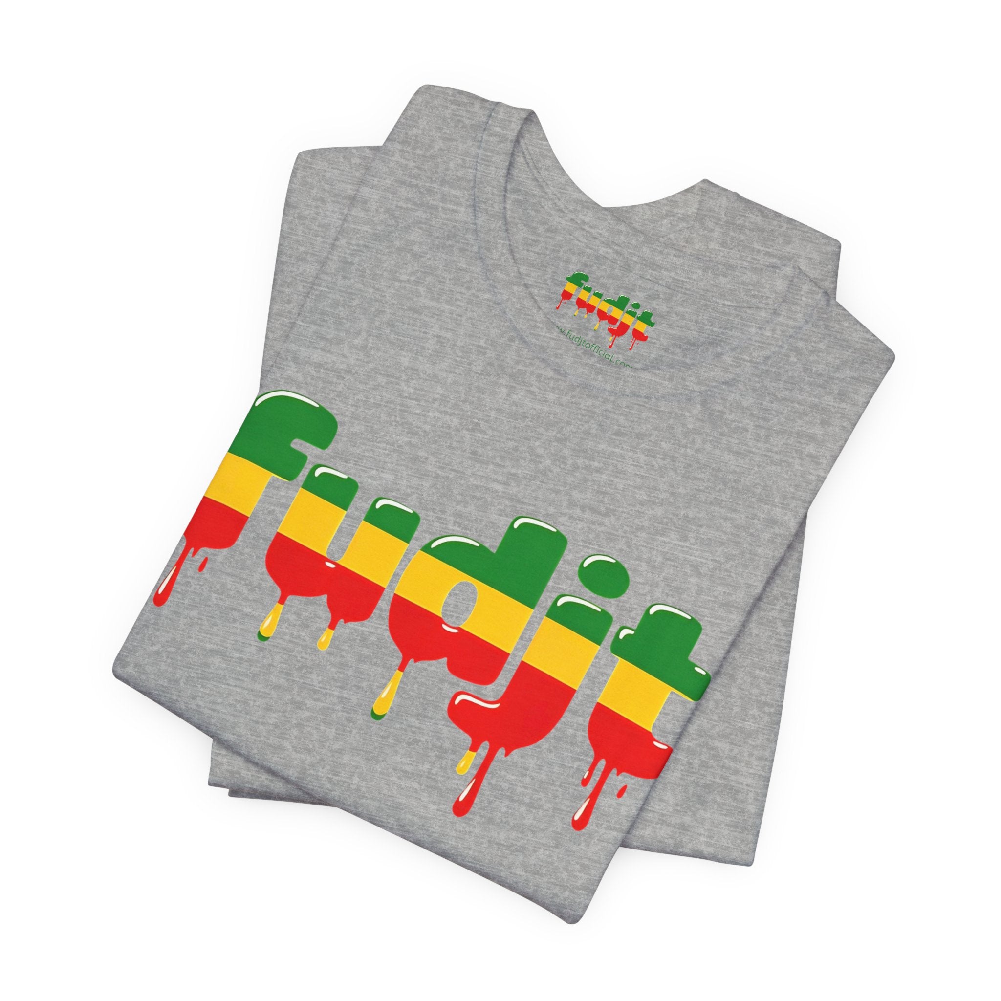 fudit Drip Logo Tee (Rasta Colors)