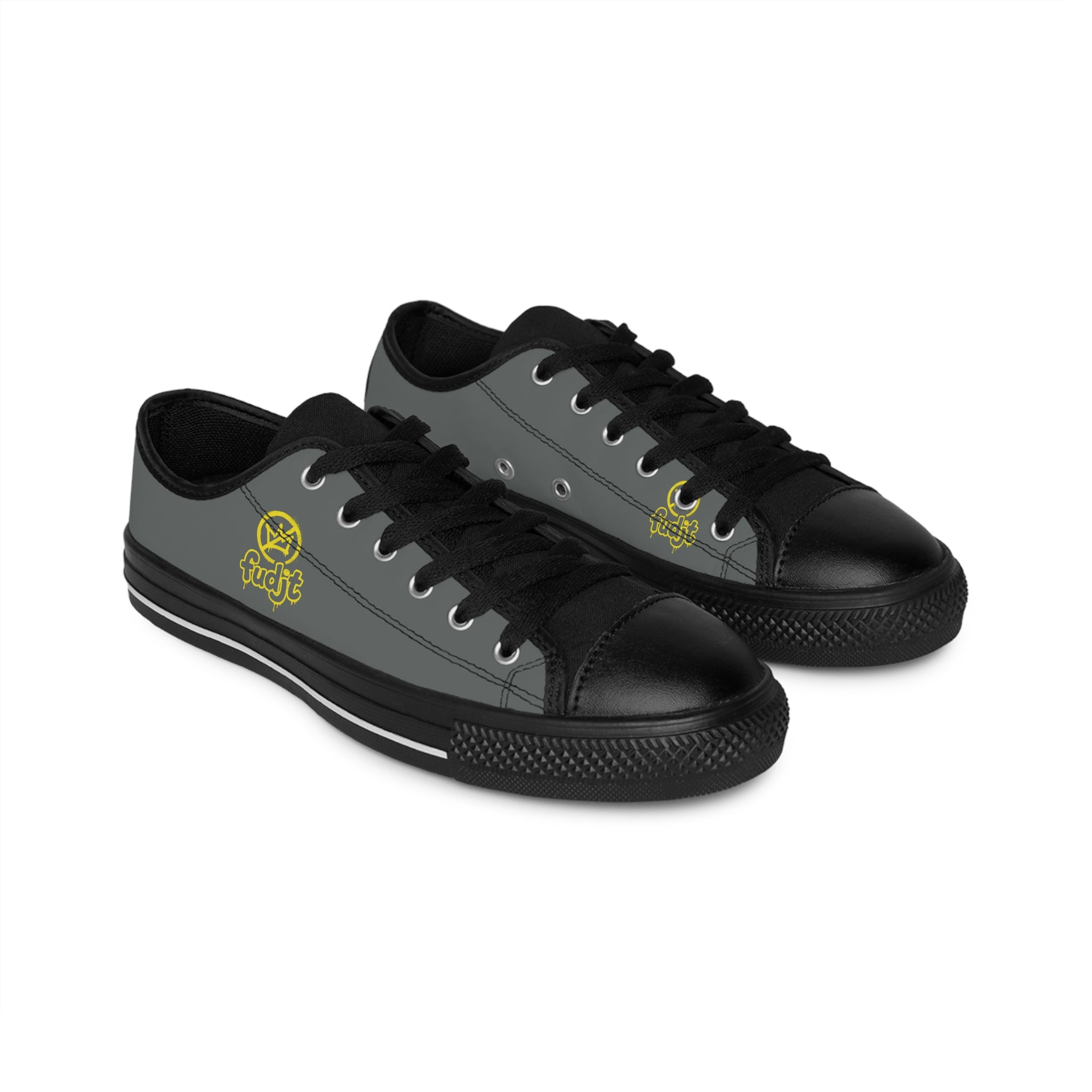 Dark Gray Golden fudjt No Kings Street Style Sneakers | Women & Girls 1.5 Low Top