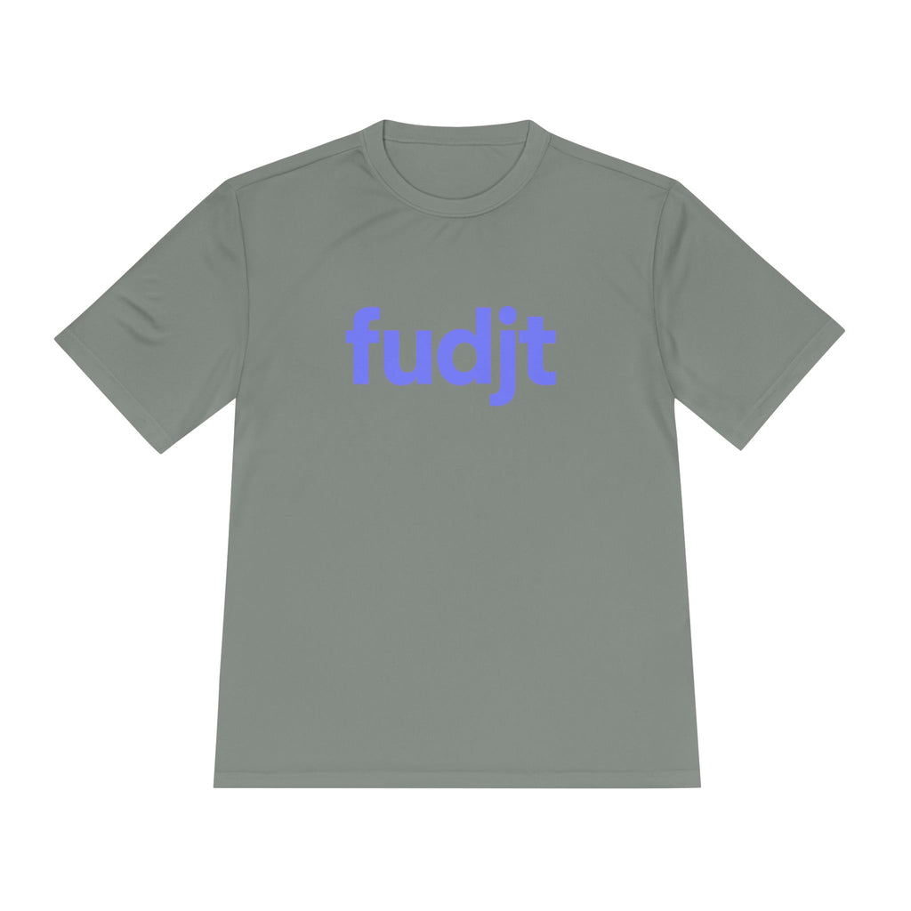 Light Blue fudjt design Moisture Wicking Performance Tee | 13 Colors