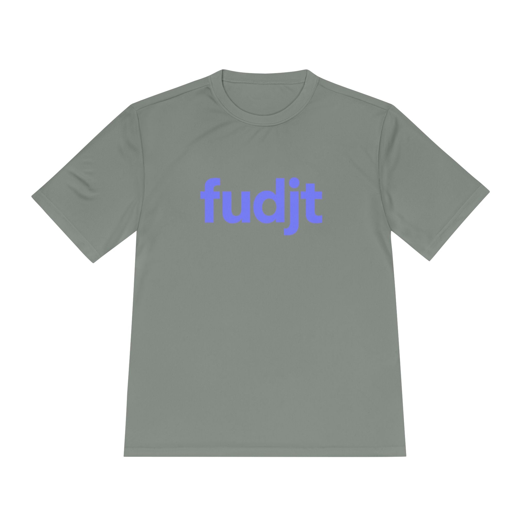 Light Blue fudjt design Moisture Wicking Performance Tee | 13 Colors