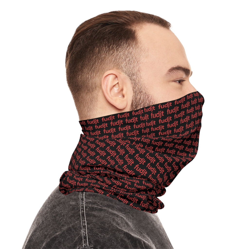 Black & Red fudjt Lightweight Neck Gaiter - view 4