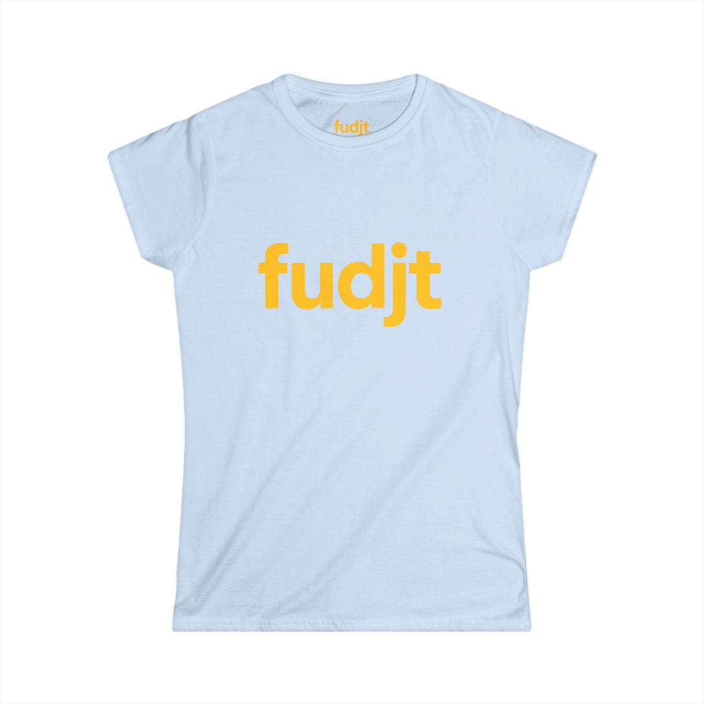 Women's Golden fudjt logo Comfy Stylie Tee | 12 Colors