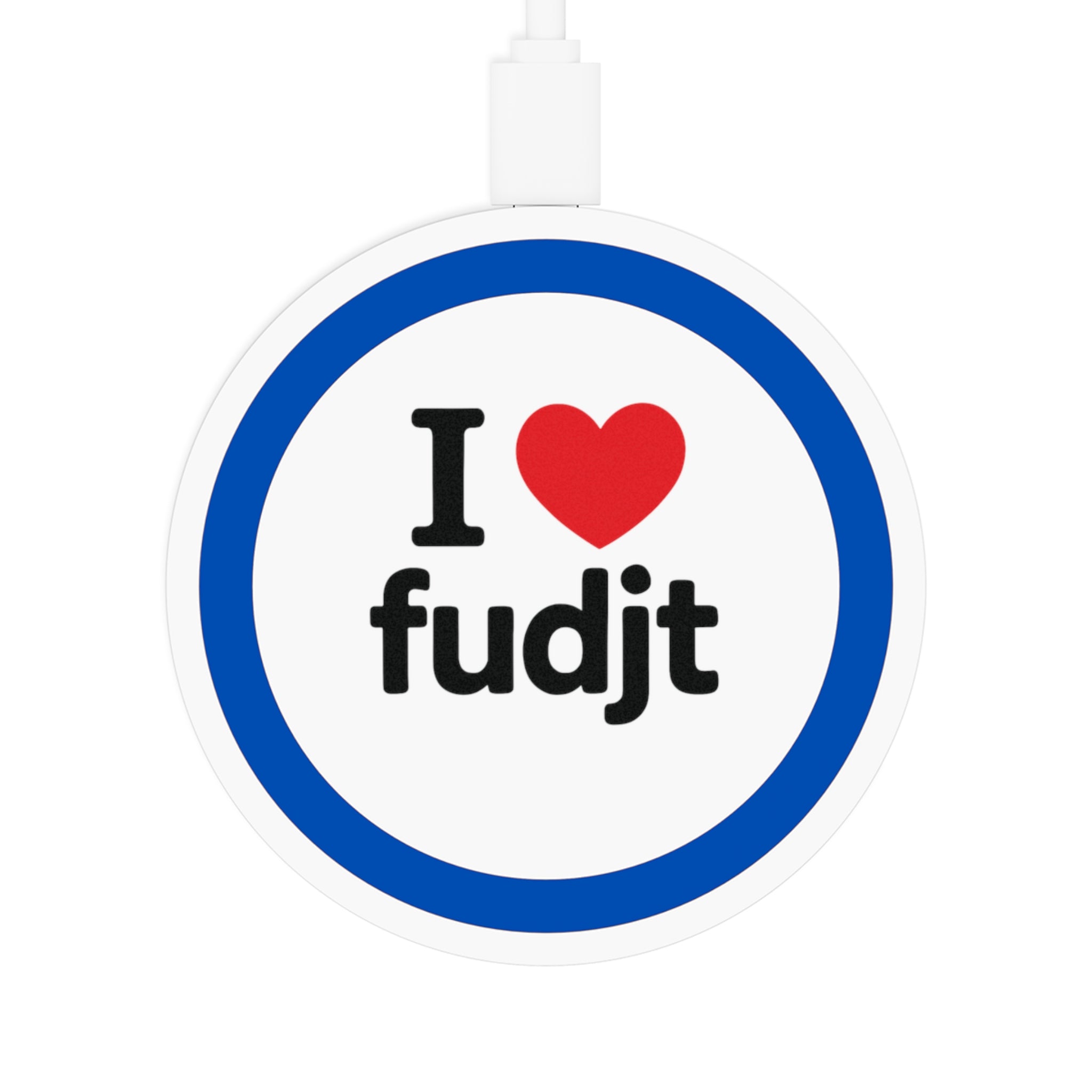 I Heart fudjt Wireless Charging Pad for Android & iPhone | 2 Colors