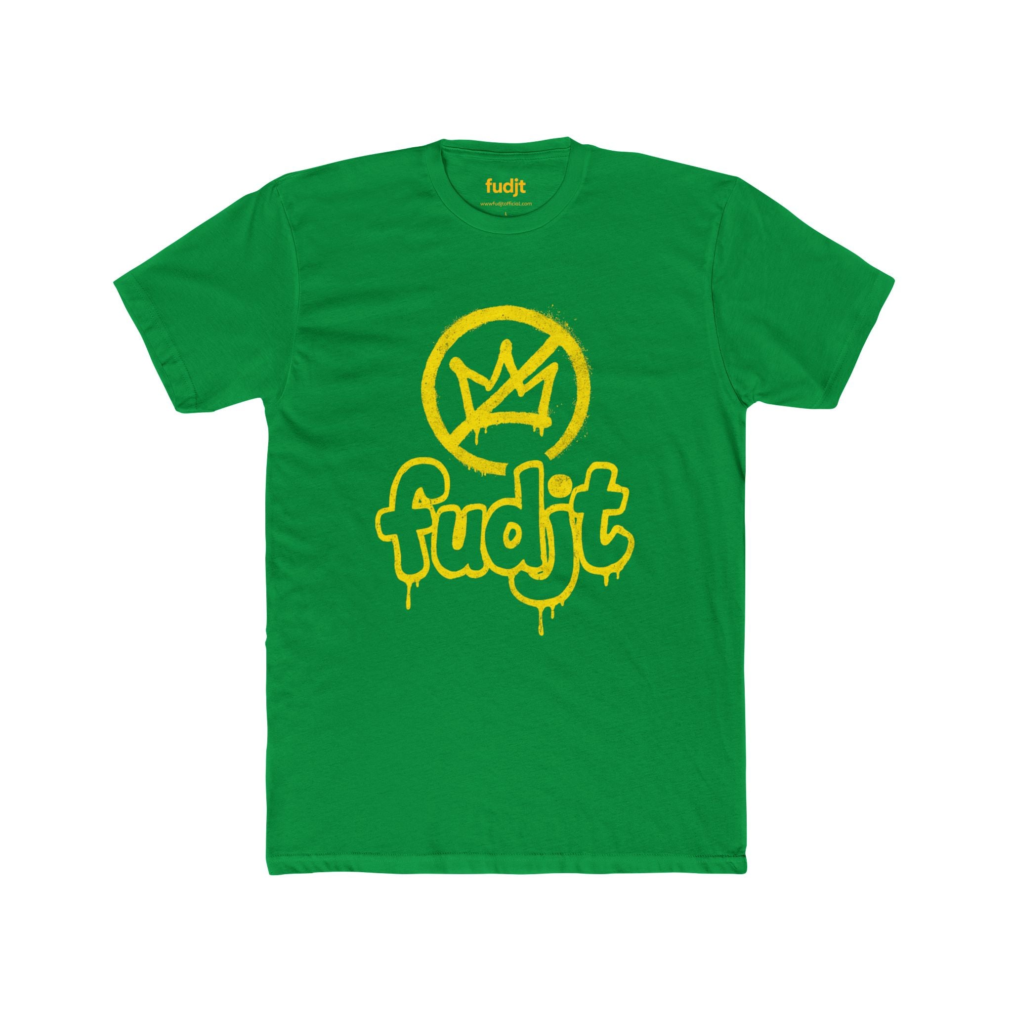 Golden fudjt No Kings Cotton Crew Tee | 12 Colors