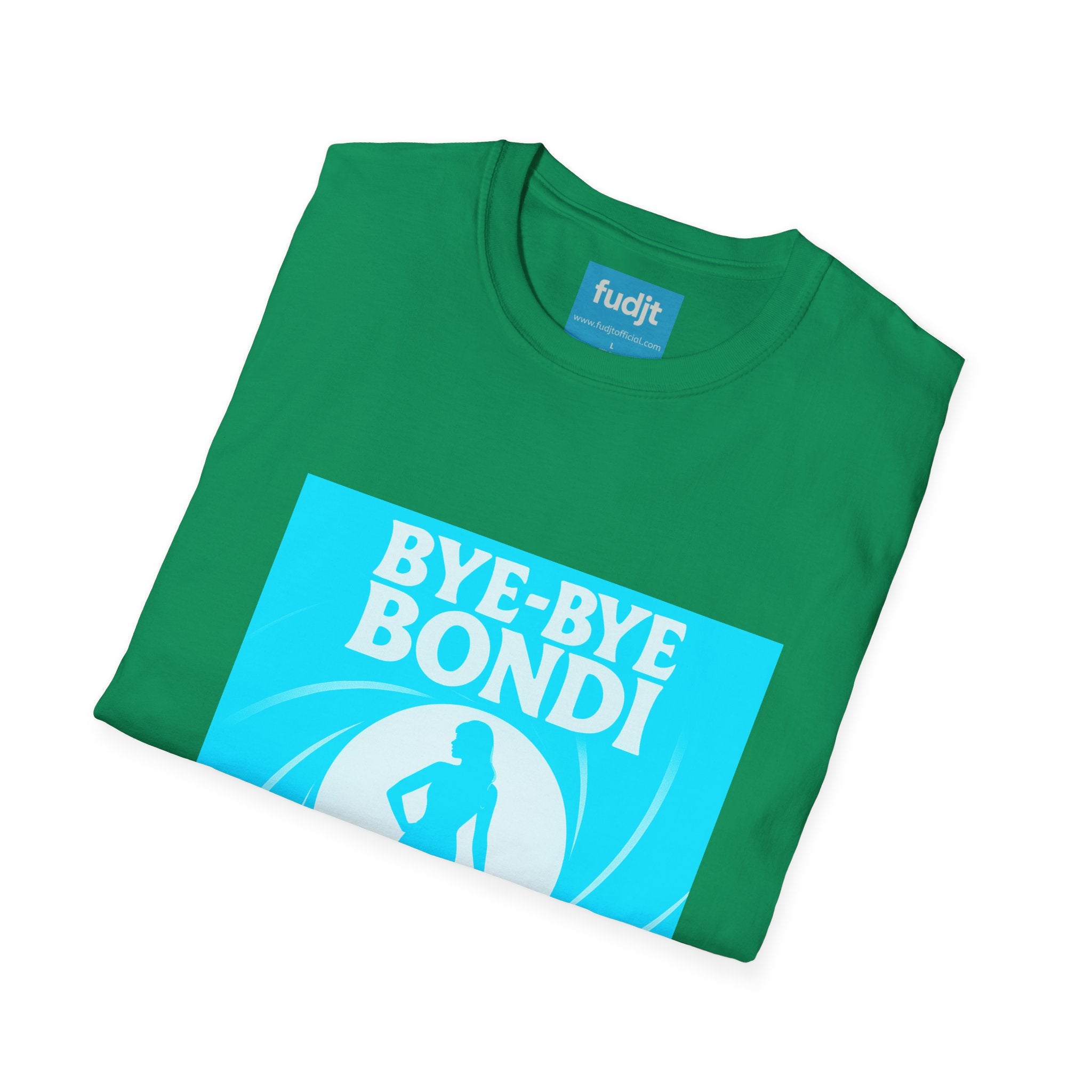 Bye-Bye Bondi | Blue Smoke Screen Retro fudjt Tee | 15 Colors