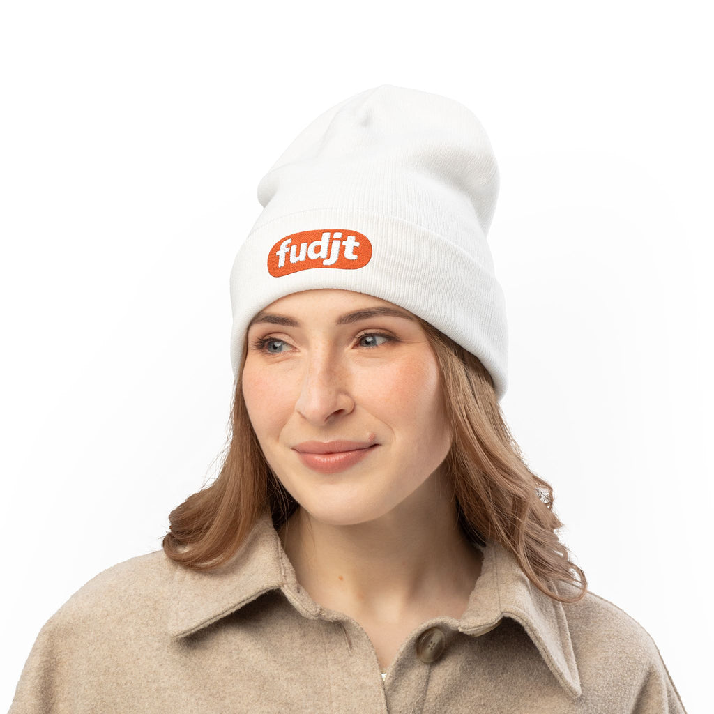 fudjt Anti-Supremacy Red Badge Knit Beanie | 5 Colors