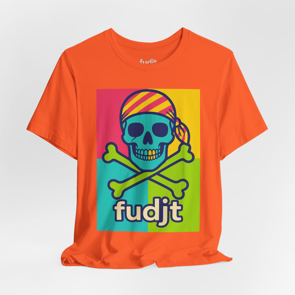 Fudjt "Booty" Skull and Crossbones Tee | 6 Colors