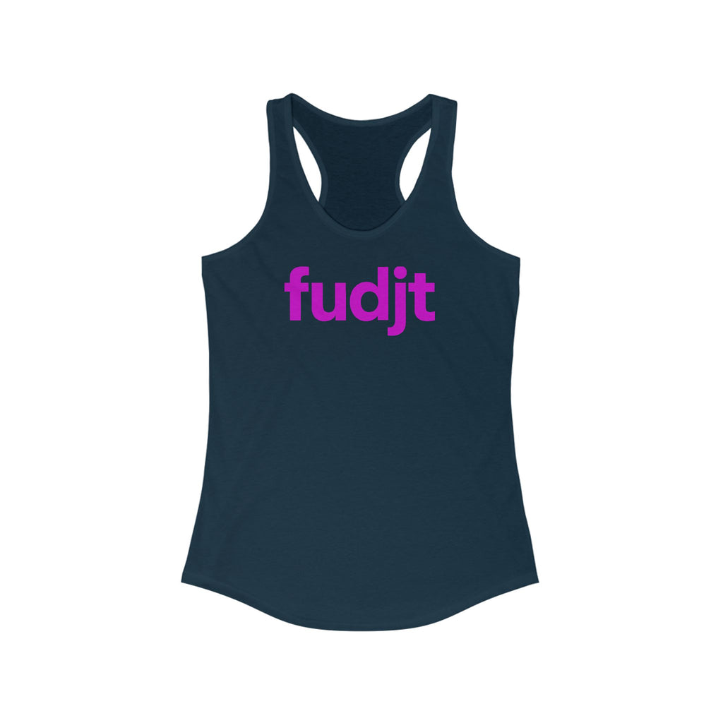 Plum fudjt logo Women's Racerback Tank, Perfect Relaxed Fit | 5 Colors