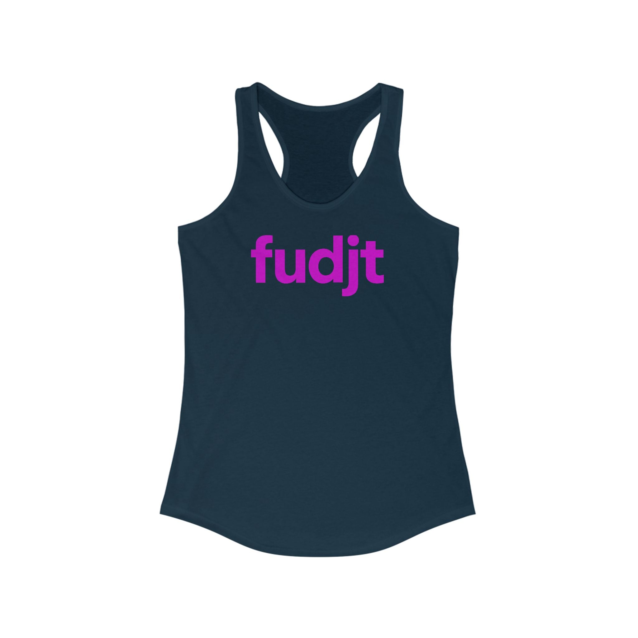 Plum fudjt logo Women's Racerback Tank, Perfect Relaxed Fit | 5 Colors