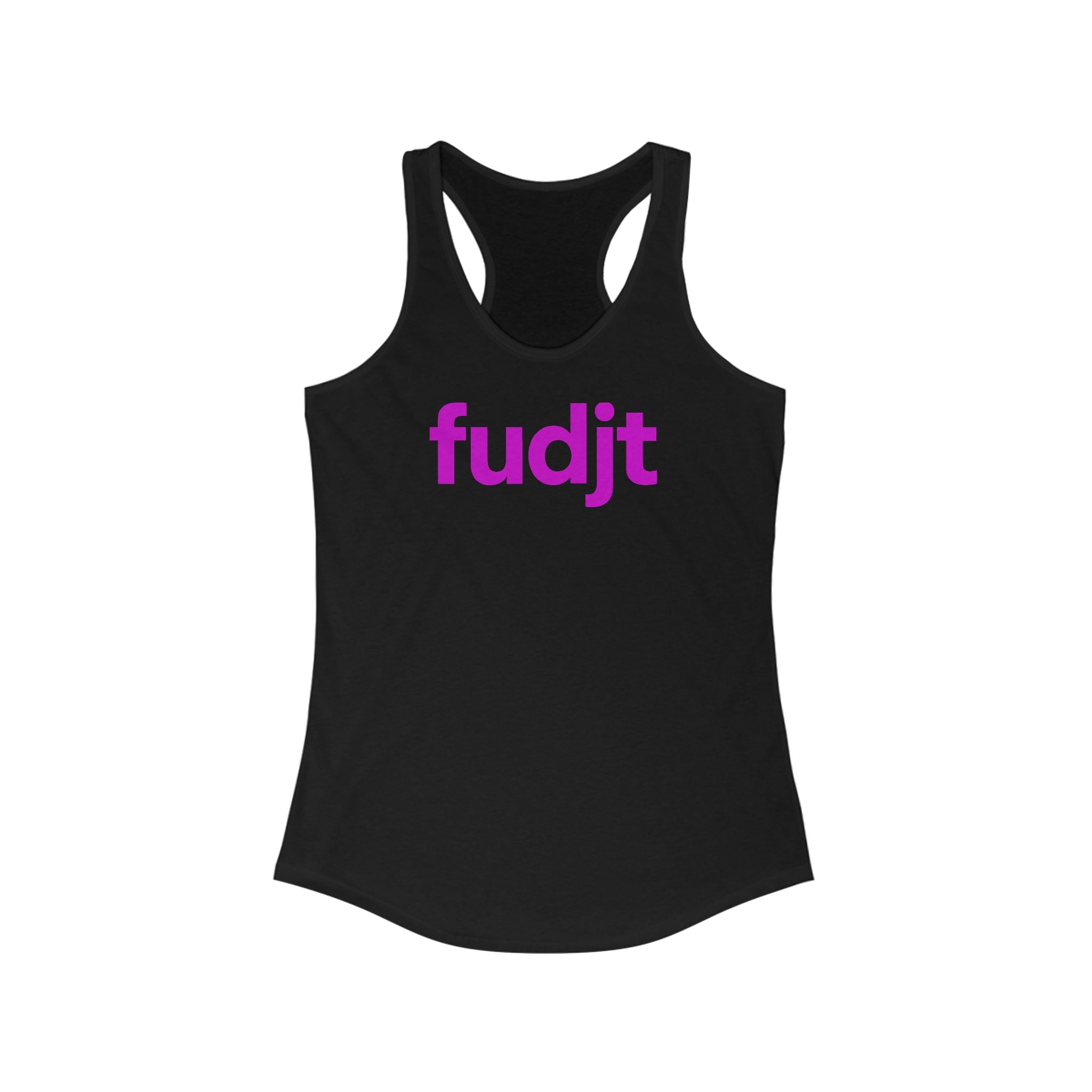Plum fudjt logo Women's Racerback Tank, Perfect Relaxed Fit | 5 Colors