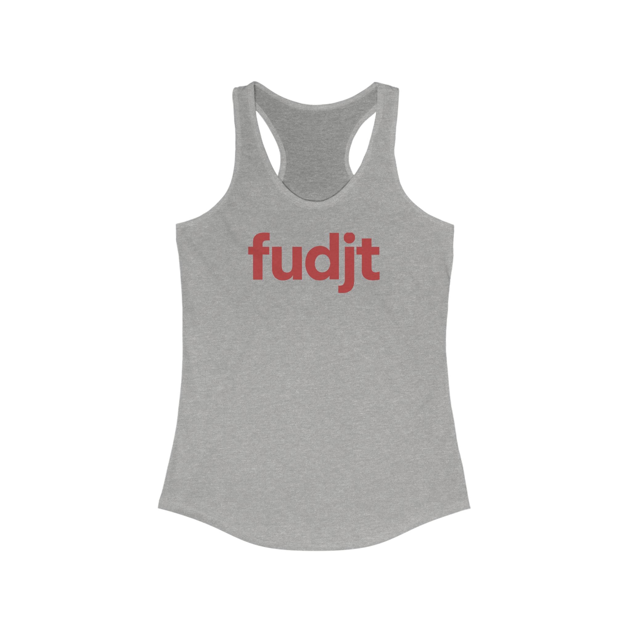 Red fudjt logo Women's Racerback Tank, Perfect Relaxed Fit | 5 Colors