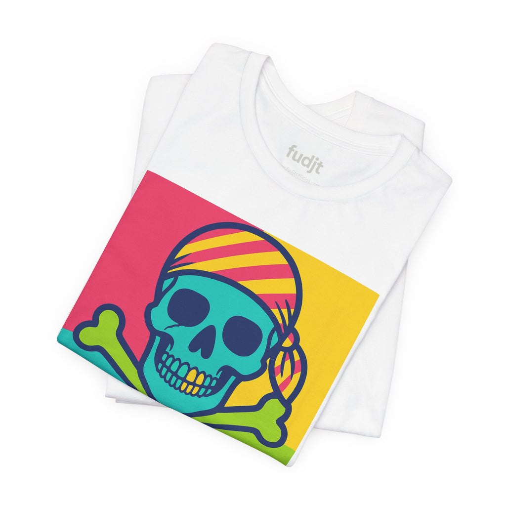 Fudjt "Booty" Skull and Crossbones Tee | 6 Colors