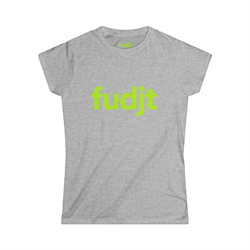 Women's Lime fudjt logo Comfy Stylie Tee | 12 Colors