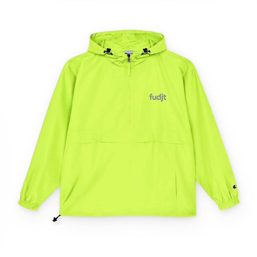 Packable Gray fudjt logo Anorak Jacket - Champion Unisex Adventure Wear | 9 Colors