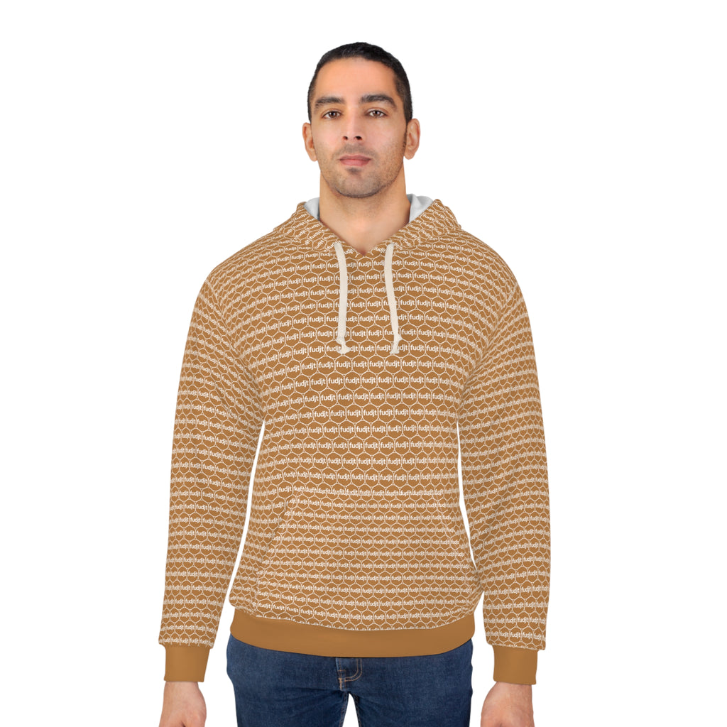 Light Brown fudjt Unbroken Chain Hoodie | All Over 1.25